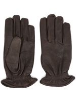 Orciani gants en cuir à empiècements élastiqués - Marron - thumbnail