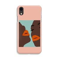 Orange lips: iPhone XR Volledig Geprint Hoesje - thumbnail