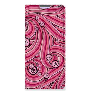 Xiaomi Redmi Note 10 Pro Bookcase Swirl Pink