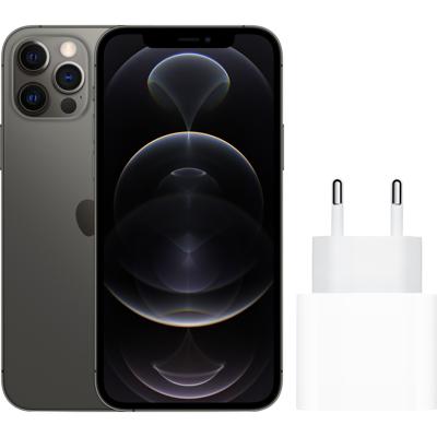 Apple iPhone 12 Pro 128GB Grafiet + Apple Usb C Oplader 20W Apple iPhone 12 Pro 128GB Grafiet + Apple Usb C Oplader 20W