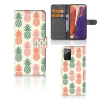 Samsung Galaxy Note 20 Book Cover Ananas