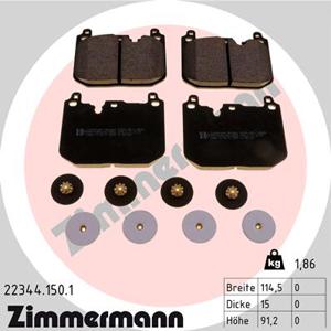 Remblokkenset, schijfrem ZIMMERMANN, u.a. für Mini