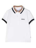 BOSS Kidswear polo à logo imprimé - Blanc - thumbnail