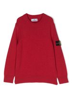 Stone Island Junior sweat à motif Compass - Rouge - thumbnail