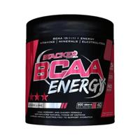 Stacker2 Europe BCAA Energy Lemon Lime met elektrolyt- en synergiebestanddelen, 5 g BCAA in onderzoeksgebaseerde verhouding 3:1:1, 300 gram 40 porties geen suiker