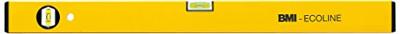 BMI Waterpas 689 Construct (lengte 60 cm, aluminium profiel geel gepoedercoat, stabiele libel van onbreekbaar speciaal kunststof, meetnauwkeurigheid 1 mm/m) 689060P-geelCON