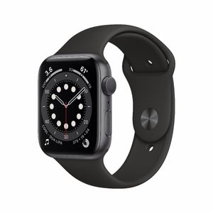 Refurbished Apple Watch Series 6 44mm Zwart  Licht gebruikt