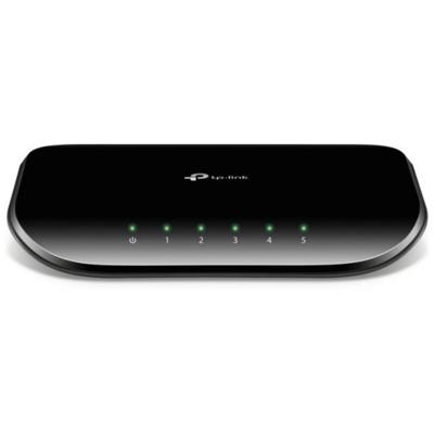 TP-Link TL-SG1005D netwerk-switch Unmanaged Gigabit Ethernet (10/100/1000) Zwart TP-Link TL-SG1005D netwerk-switch Unmanaged Gigabit Ethernet (10/100/1000) Zwart