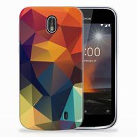 Nokia 1 TPU Hoesje Polygon Color - thumbnail