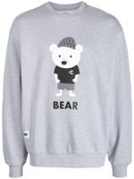 CHOCOOLATE Sweater met print - Grijs