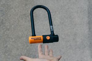 Kryptonite Evolution LITE Mini-6 Zwart, Oranje U-vormig slot