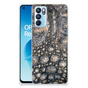 OPPO Reno 6 5G TPU Hoesje Krokodillenprint