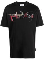 Philipp Plein t-shirt en coton à logo imprimé - Noir