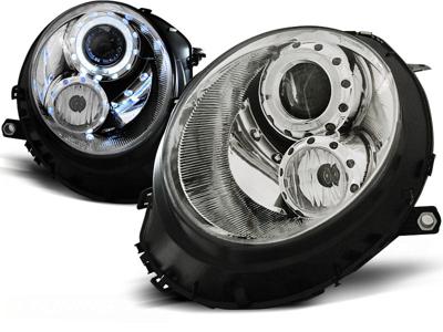 Tuning-Tec Koplampen BMW MINI (COOPER) 06-14 ANGEL EYES CHROOM