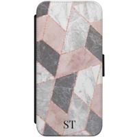 iPhone 7/8 flipcase - Stone grid