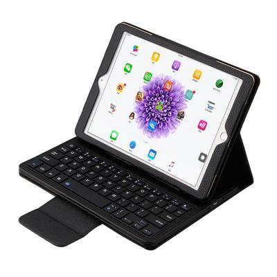Shop4 - iPad 9.7 (2017) Toetsenbord Hoes - Bluetooth Keyboard Cover Zwart