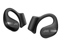 JVC Nearphones HA-NP50T-B, True Wireless Earbuds, Open Ear Design, Active Noise Reduction, Multi-Point, IPX4, Microfoonmuting, 38 uur looptijd, BT 5.3, (zwart)
