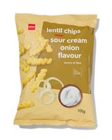 HEMA Linzenchips Met Zure Room- En Uiensmaak 100gram
