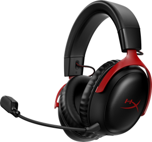 HyperX Cloud III Wireless Gaming Headset - Zwart/Rood(PC, PS5, PS4)