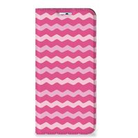 Motorola Moto G31 | G41 Hoesje met Magneet Waves Pink