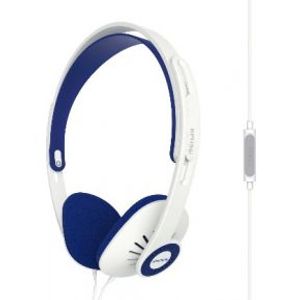 Koss KPH30i Hoofdtelefoons Hoofdband 3,5mm-connector Blauw, Wit