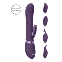 VIVE by Shots Etsu - Pulse Wave G-Spot Rabbit Clitoral Stimulator - Purple - thumbnail