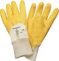 Promat Handschoen | lip | maat 10 geel | nitril coating | EN 388 PSA-categorie II - 4000371283 4000371283 - thumbnail