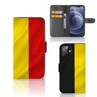 iPhone 12 | 12 Pro (6.1") Bookstyle Case Belgische Vlag - thumbnail