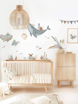 Stickervel Zeebodem LILIPINSO meerkleurig