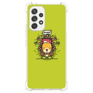 Samsung Galaxy A53 5G Stevig Bumper Hoesje Doggy Biscuit