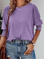 Loose Casual Crew Neck Shirt