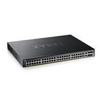 Zyxel 48-port GbE L3 Access PoE+ Switch with 6 10G Uplink (960 W) (XGS2220-54FP)