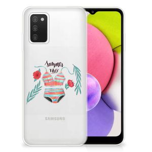 Samsung Galaxy A03S Telefoonhoesje met Naam Boho Summer