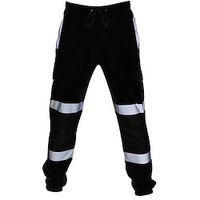 Voor heren Cargohosen Cargo-broek Tactische broek Broek Werkbroeken Elastische taille Reflecterend waterdicht Casual fluorescerend groen Zwart Lightinthebox