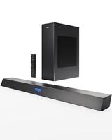 Philips B8405/10 SoundBar met Draadloze Subwoofer (2.1-Kanaals, Bluetooth, 240 W, Dolby Atmos, HDMI eARC, Compatibel met DTS Play-Fi, Spraakassistenten, Laag Design) - 2020/2021 Model