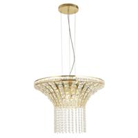 Searchlight Ronde hanglamp Gemma goud 68511-8SB