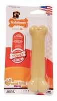 Nylabone Dura chew pindakaas voor harde bijters hypoallergeen - thumbnail