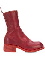 Guidi bottes zippées - Rouge