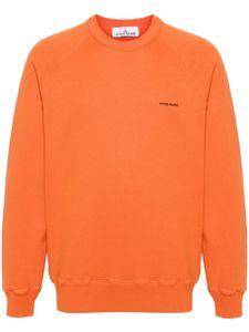 Stone Island sweat en coton à logo appliqué - Orange