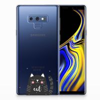 Samsung Galaxy Note 9 Telefoonhoesje met Naam Cat Good Day