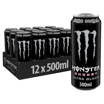 Monster Energy Ultra 12x 500ml Black Monster Energy Ultra 12x 500ml Black