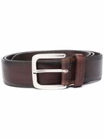 Woolrich ceinture en cuir à boucle - Marron