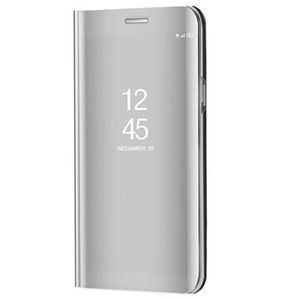 Huawei Mate 10 Luxury Mirror View Flip Case - Zilver