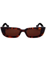 Ambush Eyewear lunettes de soleil Nova à monture rectangulaire - Marron