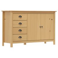 Dressoir Hill 130x40x80 cm massief grenenhout honingbruin - thumbnail