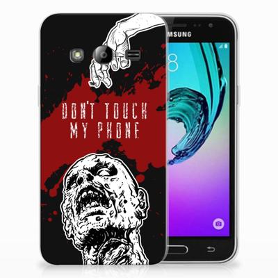Samsung Galaxy J3 2016 Silicone-hoesje Zombie Blood