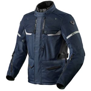 REV'IT! Outback 4 H2O jacket, Textiel motorjas heren, Donkerblauw