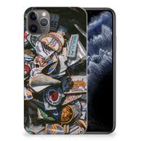 Apple iPhone 11 Pro Max Siliconen Hoesje met foto Badges