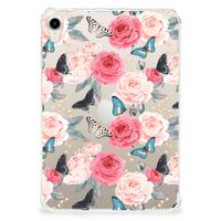 Apple iPad mini 6 (2021) Siliconen Hoesje Butterfly Roses