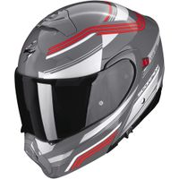 SCORPION EXO-930 Multi, Systeemhelm, Cement Grijs-Rood